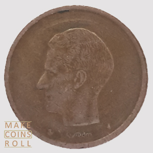 Obverse side 20 Frank Belgium 1982