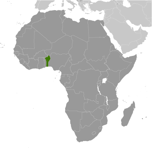 Benin locator