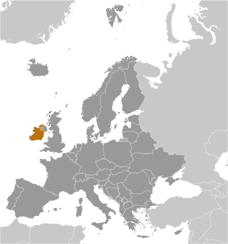 Ireland locator