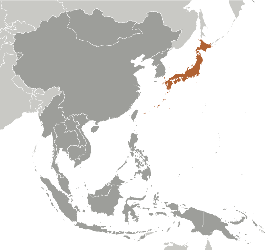 Japan locator