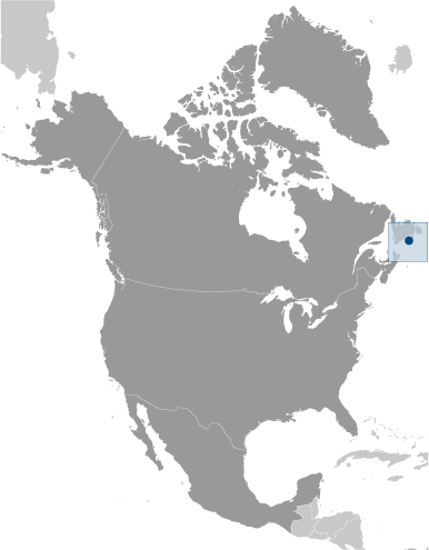 Saint Pierre and Miquelon locator