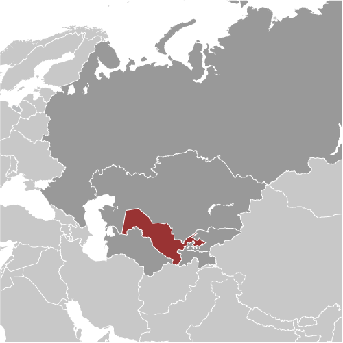 Uzbekistan locator