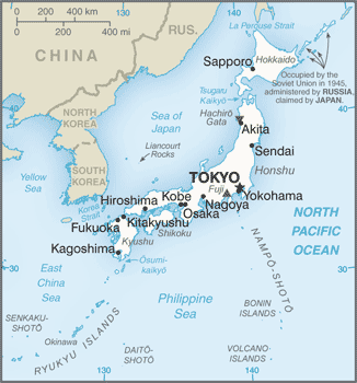 Map of Japan